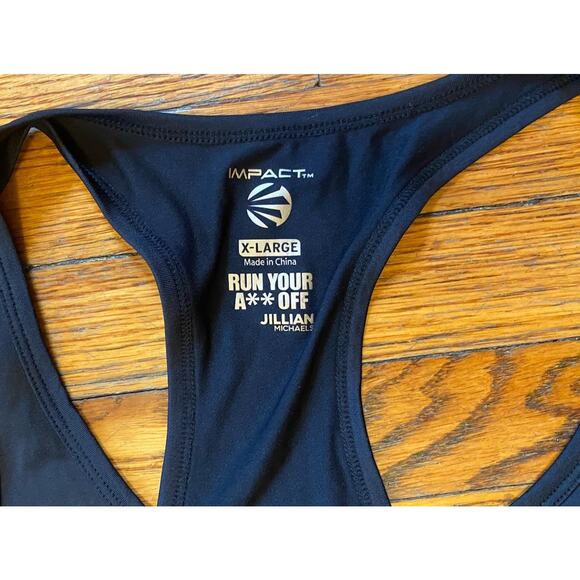 NWT Impact Racerback Tank Shirt Women’s XL Black - Picture 2 of 5